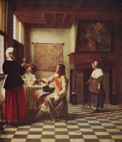 Interiör av ett holländskt hus, c1658, c1915 av Pieter de Hooch