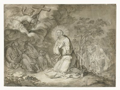 Kristus i Olivträdgården av Pieter de Jode (I)