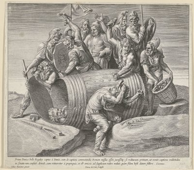 De standvastigheid av Marcus Atilius Regulus av Pieter de Jode (I)