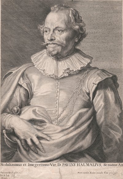 Den ädlaste och hederligaste man, D. Paulus Halmalius, senator Ant. av Pieter de Jode
