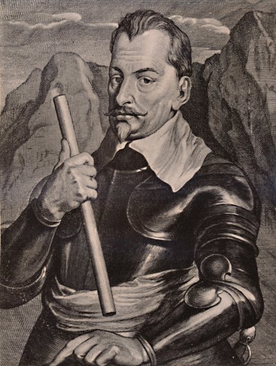 Albrecht von Wallenstein, böhmisk general, 1600-talet 1894 av Pieter de Jode II