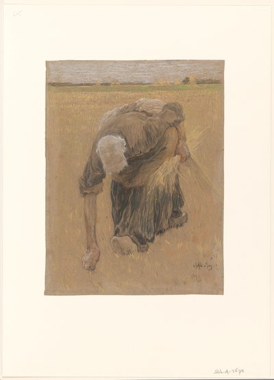 plockande kvinna av Pieter de Josselin