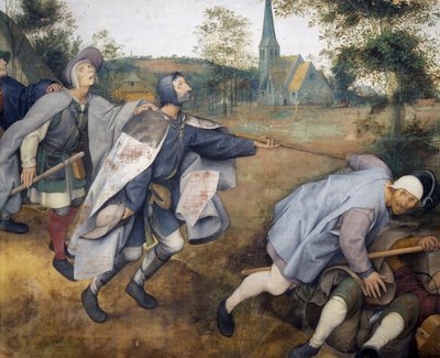 Den blinda leder den blinda av Pieter Bruegel the Elder