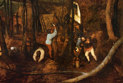 Den mörka dagen ... (olja på ek) av Pieter the Elder Bruegel