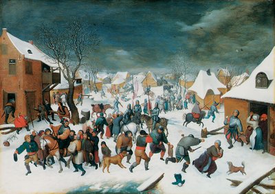 De oskyldigas massaker, 1605 av Pieter Brueghel the Younger