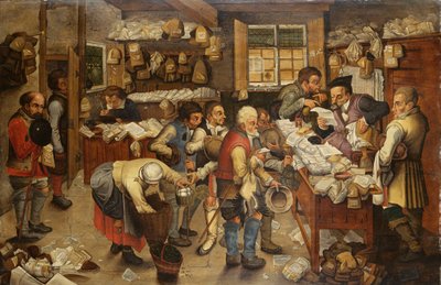 Tiondebetalningen, 1619 av Pieter Brueghel the Younger