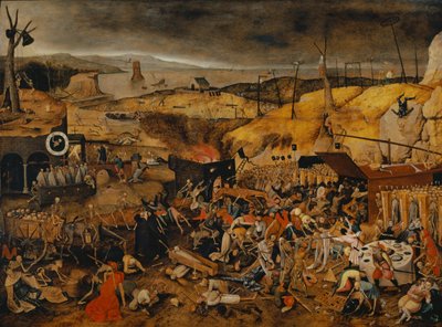 Dödens triumf, ca 1608 av Pieter Brueghel the Younger