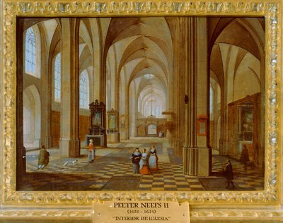 Interiör av en kyrka av Pieter the Younger Neefs