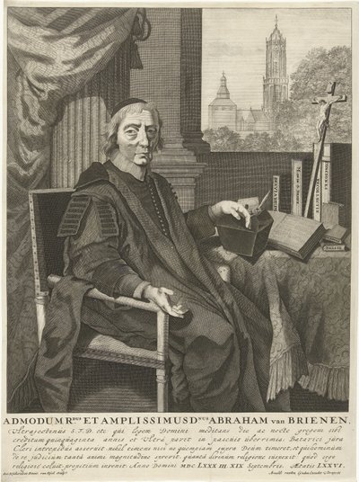 Porträtt av pastor Abraham van Brienen av Pieter van Dijck