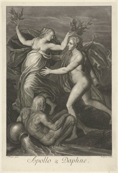 Apollo och Daphne (titel på objekt) Mythological Love Stories (serietitel) av Pieter van Gunst