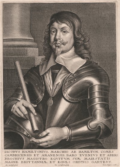 James Hamilton, Marquis AB Hamilton, Earl of Cambridge och Aran av Pieter van Lisebetten