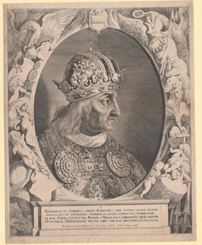 Heliga romerska kejsaren Fredrik III (tryck) av Pieter van Sompel