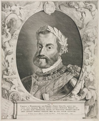 Porträtt av kejsar Karl V av Pieter van Sompel