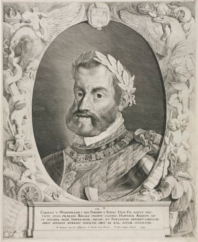 Porträtt av kejsar Karl V, 1644. av Pieter van Sompel