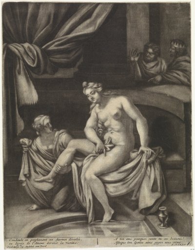 David och Batseba av Pieter van den Berge