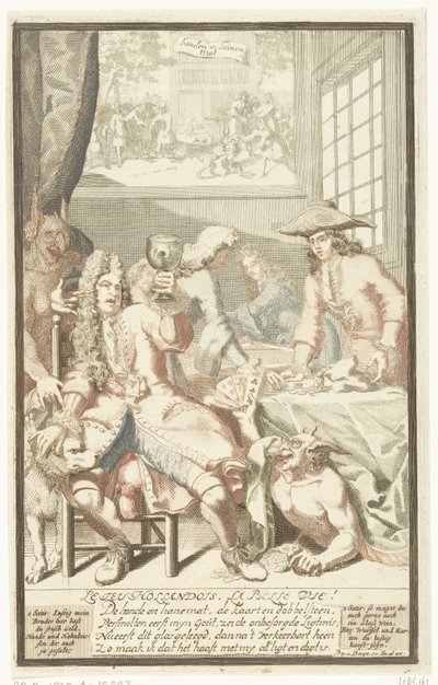 Kortspelet av Pieter van den Berge