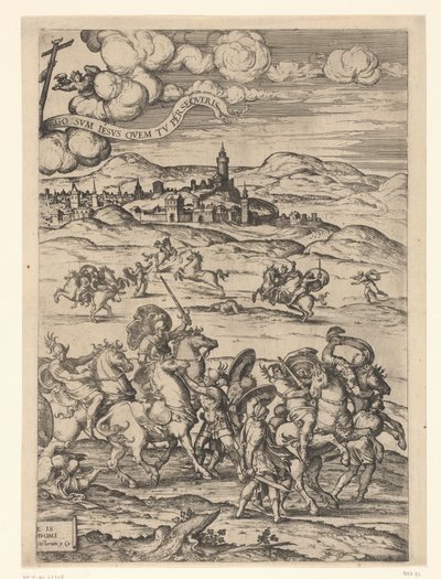 Paulus omvändelse av Pieter van der Borcht (I)