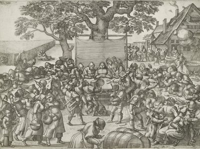 Bondens bröllop av Pieter van der Borcht (I)