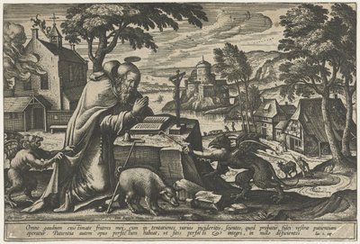 Sankt Antonius frestelse av Pieter van der Borcht (I)