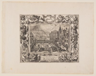 Mars, från The Twelve Months av Pieter van der Borcht