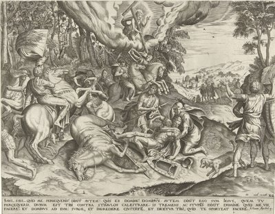 Paulus omvändelse av Pieter van der Heyden