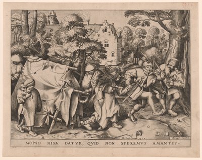 Den smutsiga bruden, eller Mopsus och Nisas bröllop av Pieter van der Heyden