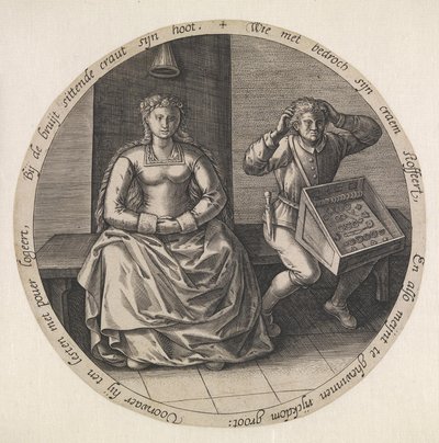 Den sorglösa köpman av Pieter van der Heyden