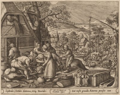 Höst av Pieter van der Heyden after Hans Bol