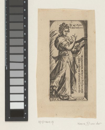 Kvinnlig personifiering av dygd (?) av Pieter van der Keere