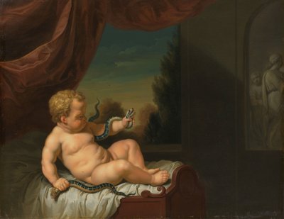 Spädbarnet Herkules med en orm av Pieter van der Werff