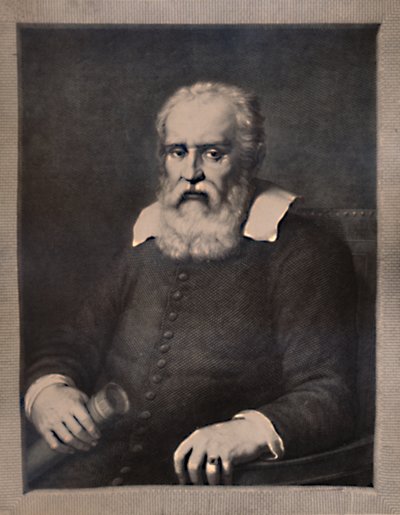 Galileo Galilei, italiensk vetenskapsman, sent 1700-tal eller tidigt 1800-tal 1894 av Pietro Antonio Leone Bettelini