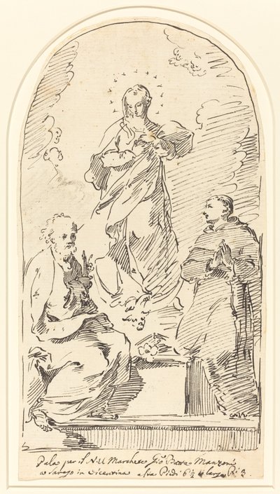 Den obefläckade avlelsen av Pietro Antonio Novelli
