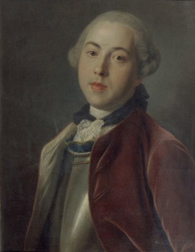 Porträtt av greve Alexander Mikhaylovich Golitsyn av Pietro Antonio Rotari