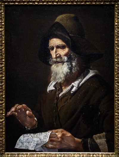 En gammal sångare av Pietro Bellotti
