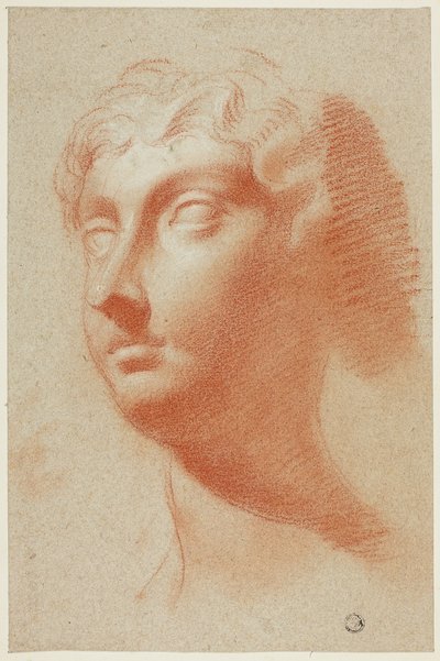 Kvinnligt huvud av Pietro Dandini