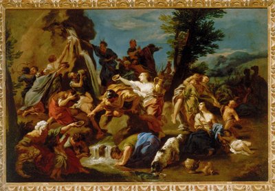 Moses slår på klippan i öknen,
andra hälften av 1600-talet (olja på duk) av Pietro Dandini