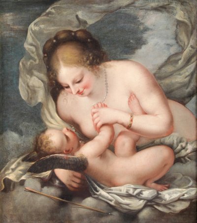 Venus och Amor av Pietro Liberi