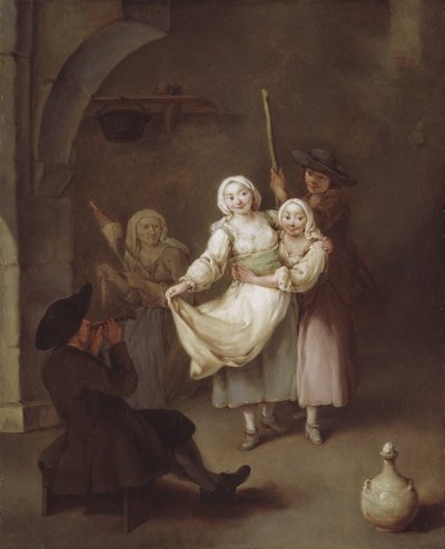 Dansen, ca 1750 (olja på duk) av Pietro Longhi