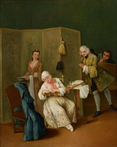 Den indiskrete gentlemannen av Pietro Longhi