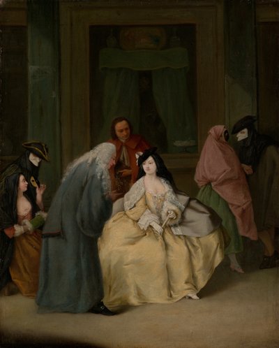 Mötet, 1746. av Pietro Longhi