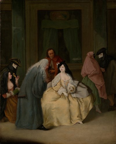 Mötet, ca 1746 (olja på duk) av Pietro Longhi