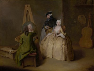 Målaren i hans ateljé, c.1741-4 av Pietro Longhi