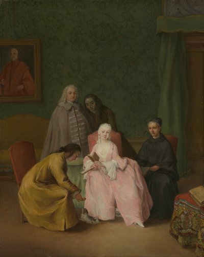 Besöket, 1746. av Pietro Longhi