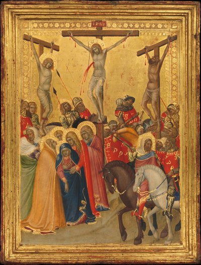 Korsfästelsen, 1340-talet. av Pietro Lorenzetti