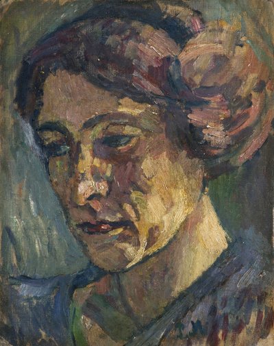 Porträtt av frun, 1929 av Pietro Marussig