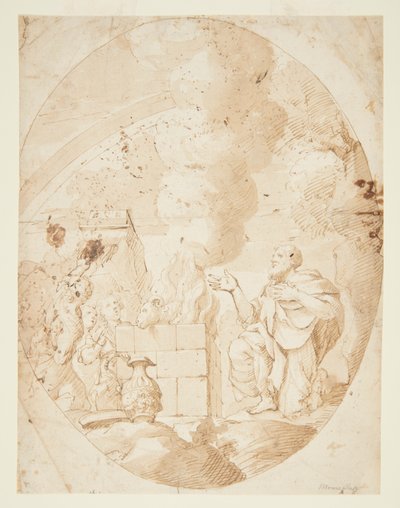 Noas offer av Pietro Novelli