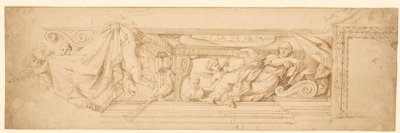 Allegori om evigheten med armarna på Medici av Pietro Paolo Baldini