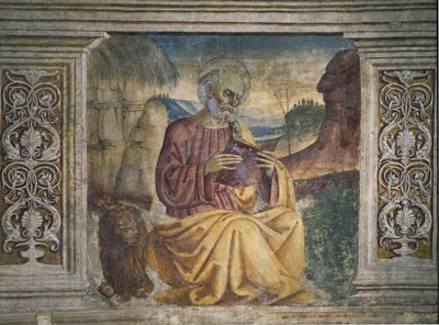 Sankt Markus (fresco av Pietro Perugino