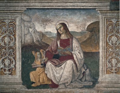 Sankt Matteus evangelisten (fresko av Pietro Perugino