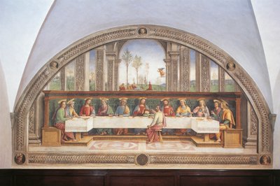 Sista måltiden av Pietro Perugino